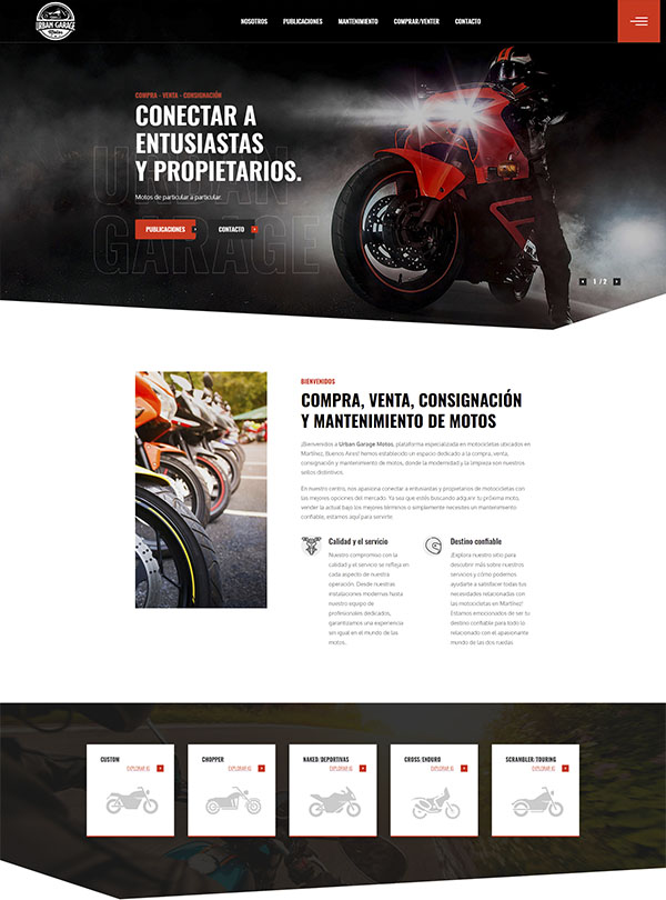 urban garage motos